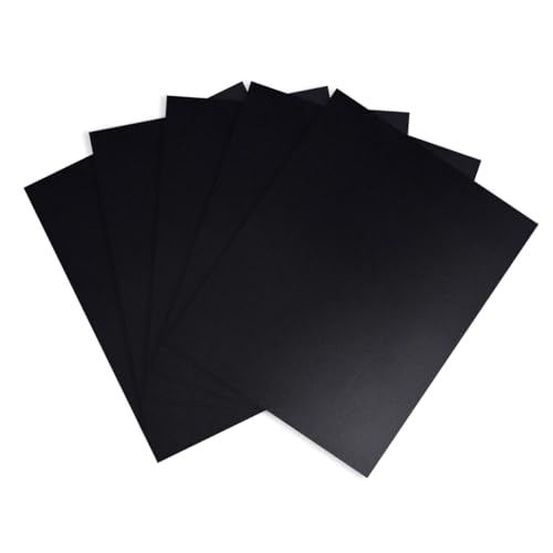 Cabilock 5 Piezas Papel para hornear barbacoa parrilla sartén para asar brochetas Parilla grill grelhador accesorios de barbacoa reutilizables suministros de barbacoa fibra de vidrio Black
