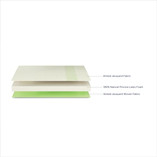Image of Duroflex Kaya - Organic Cotton Fabric 6 Inch Single Size Latex Foam Mattress (72 X 30 X 6)