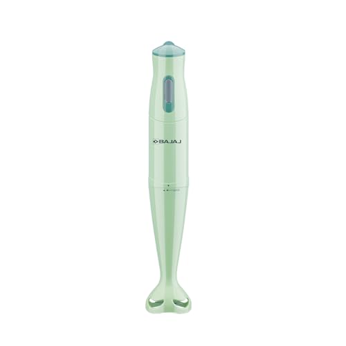 Bajaj HB-20 Silent 300W Hand Blender | Detachable Abs Blender Stem | Penta Flow Breaker | Easy Click Fit Locking | 2 Yr Warranty ?Green?