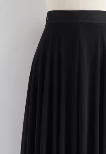 Image of Women's Full Length Georgette Long Skirt- Lehenga with 8 Meters Maxi Flare