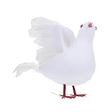 Décoration colombes : sa forme réaliste et ses détails saisissants en font un objet à la fois pratique et décoratif. colombe factice