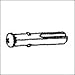 Baldwin 0530004A Transitional Half Spindle 2.375 inch 004-Electro Plated Steel Chromate