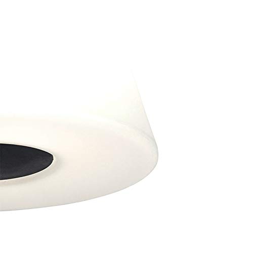 Qazqa Design außen Stehleuchte, Stehlampe für den Garten - Virginia - Schwarz, max. 23W, Geeignet für LED, 135cm, IP65