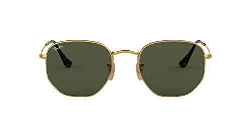 Ray-Ban RB3548NL HEXAGONAL Óculos de Sol Unissex Ouro