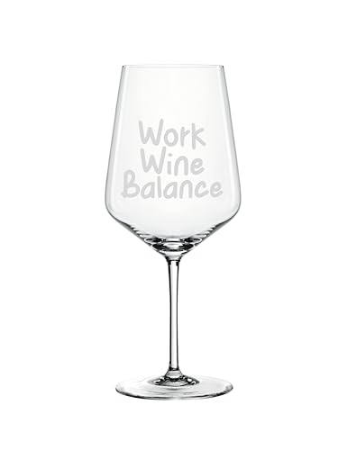 Spiegelau & Nachtmann Style Weinglas 630ml mit Gravur Work Wine...