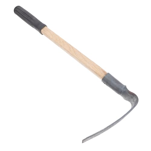 SEWOART Herramientas Agrícolas De Azada para Desherbar y Plantar De Acero Mango De Madera para Exteriores y
