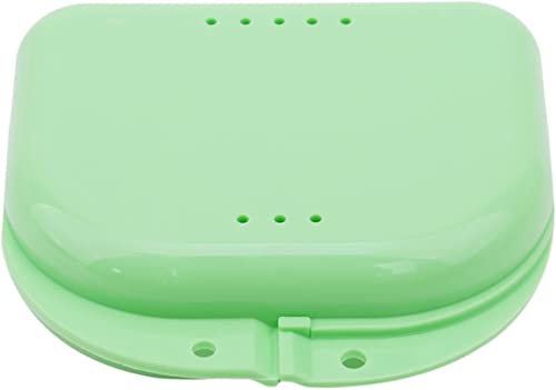 U-M Estuche de retención Estuche Protector bucal Retenedor Dental de ortodoncia Estuche para Almacenamiento de dentaduras postizas, Verde. Diseño.hábil Cover