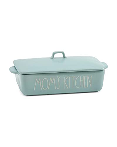 Rae Dunn MOM'S KITCHEN BAKER - BLUE - ceramic