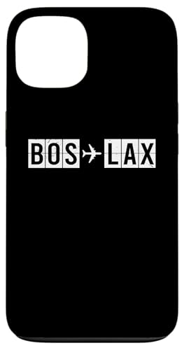 BOS����LAX��`�R�[�h�{�X�g�����T���[���X���s���[�g �X�}�z�P�[�X iPhone 13 �p