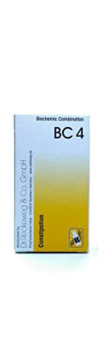 Dr.reckeweg Bc 4 Tablets-Biochemic Combination For Constipation-German Homeopathic Combination Of Cell Salts (20 Gram) #TOP1