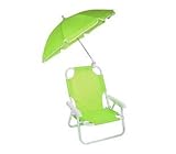  2576 Silla plegable para niños con sombrilla de protección UV - Verde