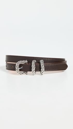 BY FAR Women's Kat Tabac Nappa Leather Belt2