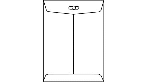 Double-Prong White Clasp Envelopes, 9" W X 12" L, 28Lb. - 10 Pack #TOP5