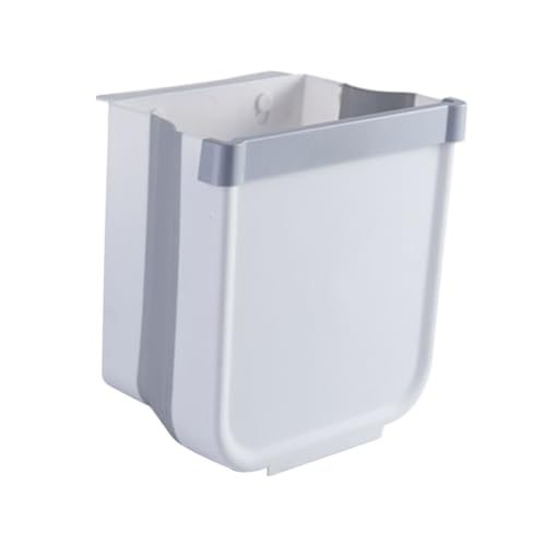 Caneca de basura grande plegable para pared