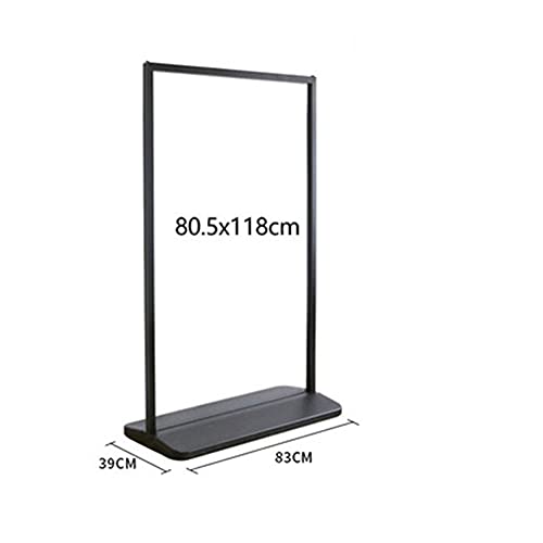 Support vertical pour affiches grand format double face noir