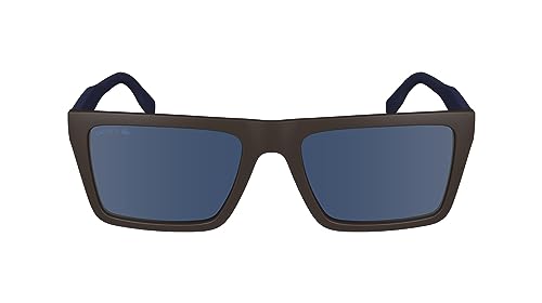Lunettes de soleil Lacoste L6009S 210 homme marron mat avec verres 56mm