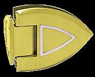 for Brass with Chrome Accent Junior Cathedral 044 Series Wall Mount Offset Back Plat Aftermarket Repair Parts