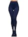 CozyWow Women's 80D Soft Opaque Tights, High Waist Solid Color Womens Tights with 30+ Colors(S-M, Dark Blue)
