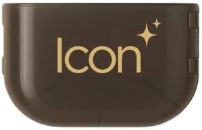 Icon Lymphatic Contour Face Brush, Reduces Puffiness & Restores Definition, Ultra-Soft Face Brush for Lymphatic Drainage, Naturally Sculpted Look, Gentle on All Skin (Gold) (1 Set)