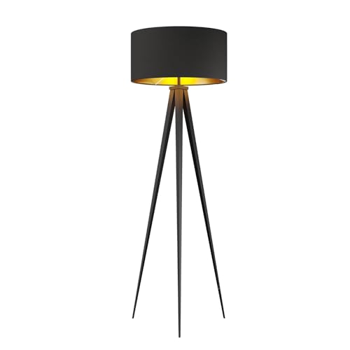 SCANDINAVO, INDUSTRIAL, MODERNO: Ma la nostra lampada a treppiede nera è perfetta anche per ambienti in stile vintage chic, minimalista o nordico. Perfetta per lampadine LED E27 a risparmio energetico (non incluse).