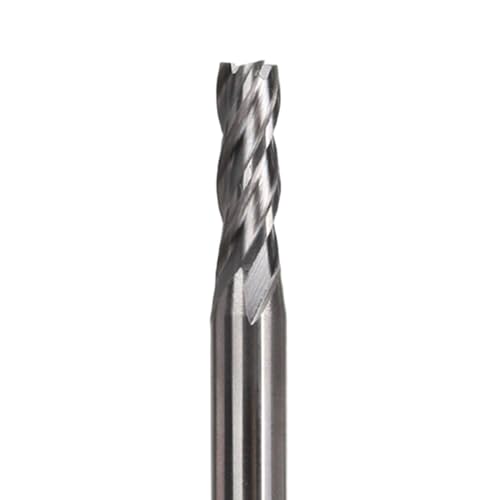 Image of 4 Flute Carbide End Mill Cutter 1pcs 1 /8 inch for Milling Alloy Steels, Metal, Hardened Steel & More