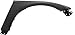 Evan-Fischer Front Fender Compatible with 2012-2018 Ford Focus Passenger Side