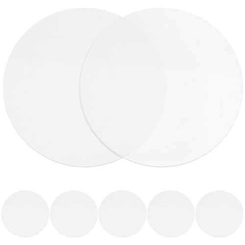 Toddmomy 10 Círculos Acrílicos Redondos Transparentes para Manualidades y Pintura, Láminas de Acrílico Versátiles para DIY y Decoración Artesanal