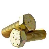 1/4"-28x3 1/4",(PT) USA Grade 8 Hex Head Cap Screw, ZINC Yellow CR+3 Bake (INCH) (Quantity: 50) Size: 1/4"-28 | Length: 3-1/4" | | Partially Threaded