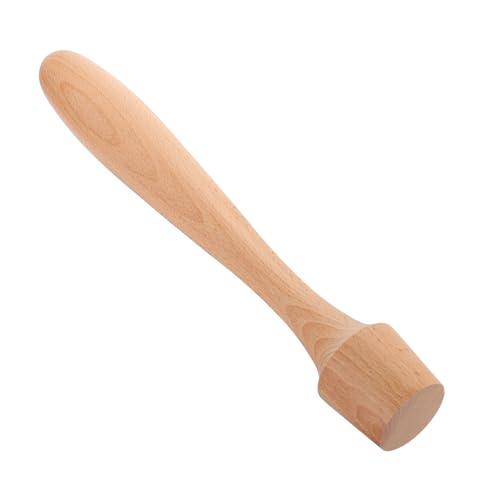 ULTECHNOVO 1 Pieza Muddler de Madera de Haya para Cócteles Triturador de Hielo Ergonómico Utensilio de Bar Mezclador de Bebidas para Mojitos y Cócteles