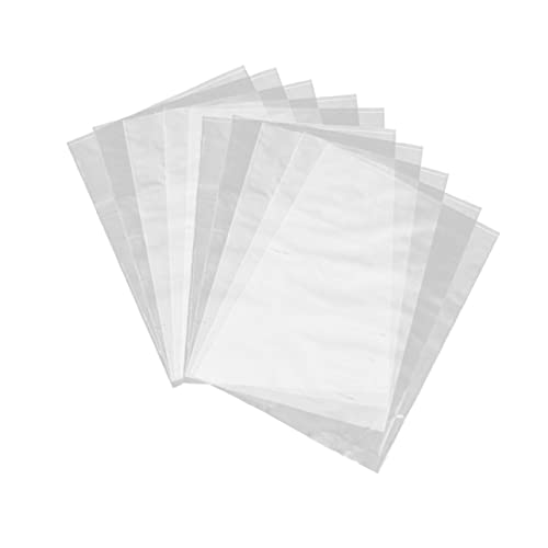 Garneck Pvc Shrink Film Bags 100pcs Heat Shrink Wrap for Shipping Laminating Film for Handmade Soaps Bath Sealing Storage