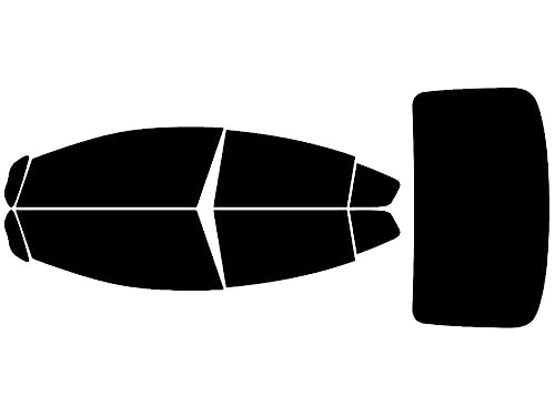 Rvinyl Window Tint Kit Compatible with Kia Forte 2014-2018 (Sedan) - Complete Precut Kit - 5%