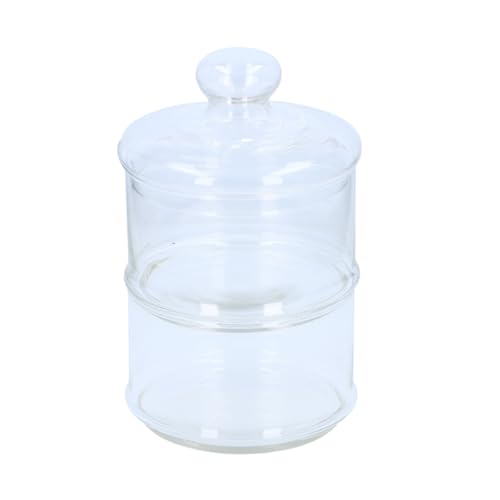 alpina Bonbonnière/snoeppot - Vaso - 2 capas - 16 cm - con tapa