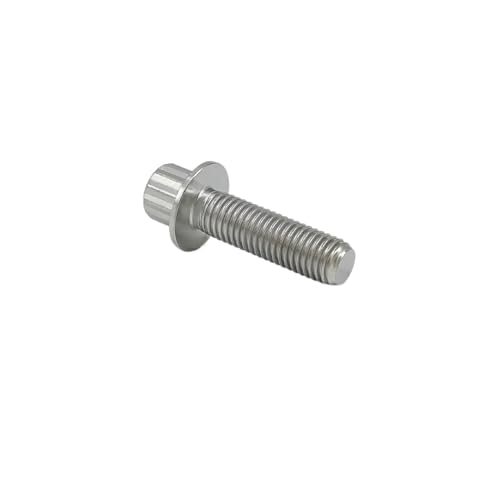 Image of Rison Titanium M7 Titanium Split Rim Bolts for 3pc /2pc Wheels (M7x24mm, Silver)