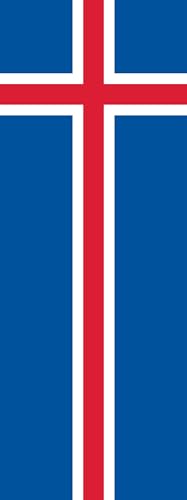 Drapeau Islande 400x150cm idéal pour célébrations et grands mâts - 2