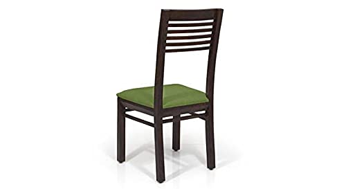 Image of Sheesham Teak Wood 4 Seater Round Dining Table with Chairs Set | Wooden 4 Seater Round Dining Table | 4 Seater Dining Table Set | Dining Room Set | Walnut