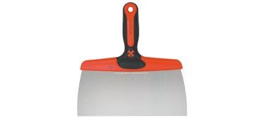 Mondelin - Couteau à enduire lame inox - Épaisseur de 0,5 mm - Largeur 24 cm - Poignée ambidextre pour une utilisation aussi bien pour les droitiers que les...