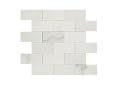 Daltile SimplyStick Mosaix 2" x 4" Marble Natural Stone Peel and Stick Bevel Mosaic in Stormy Mist/Grey for Walls and Backsplashes | (12 PC Per Carton) (11.64 SQFT Per Carton)