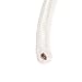 uxcell 5 Meter/16.4ft 2mm2 230C Flexible Silicone High Temperature Braided Wire Cable White