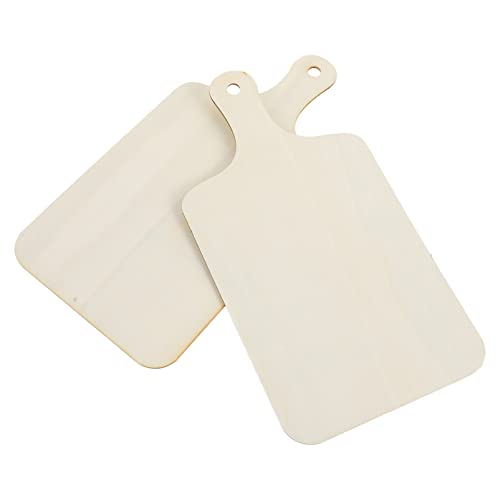 Tablas de cortar de madera Milisten Veggie Platter 2 piezas con mango y diseño antideslizante