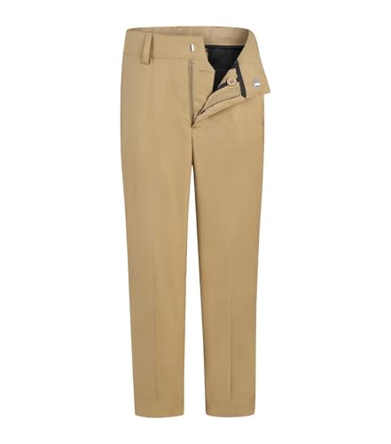 Image of Dreammonkey 4T-20Years Boys Flat Front Dress Pants Uniform Pants Adjustable Waistband for Toddler to Youth with Pockets