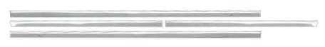Upgrade Your Auto Chrome Body Side Moldings (Without Factory Molding) For Silverado 2014-2015 Double Cab #TOP1