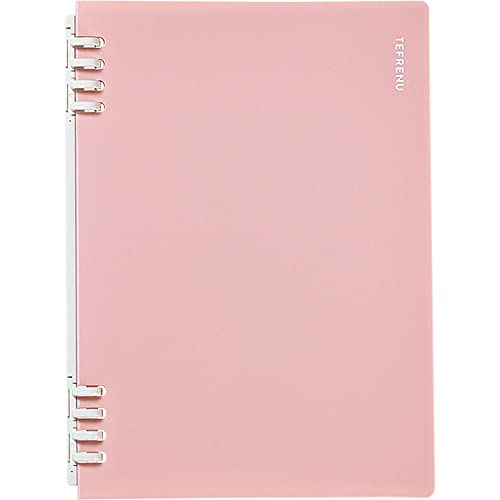 キングジム リングノート テフレーヌ 20穴 A5タテ ピンク CN9854TE-P