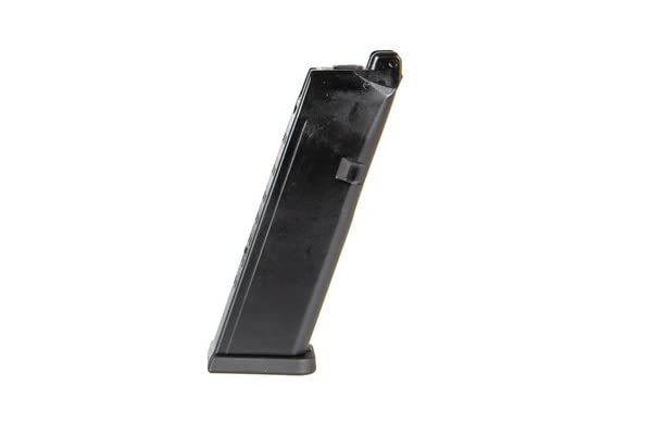 Genérico Cargador de Gas GBB Pistola Airsoft AAP-01 Assassin Action Army 23 BBS Negro. Compatible con Marui, KJW y We