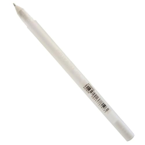 CANETA GEL GELLY ROLL MEDIO 0.8MM - BRANCO - USO PROFISSIONAL