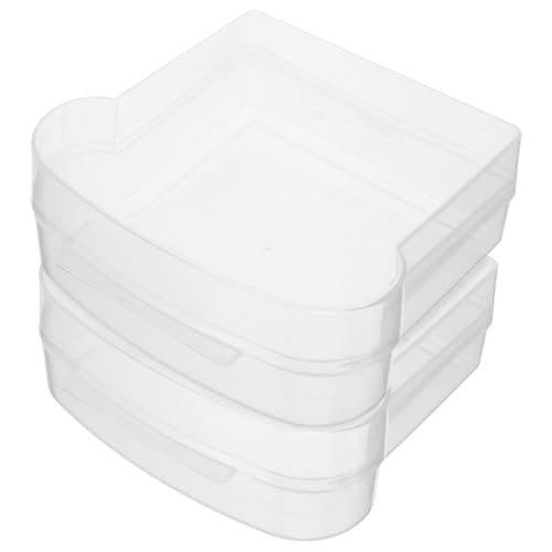STAHAD Cajas para Sándwiches Herméticas 2 Piezas Transparentes, Contenedores Pequeños para Almacenar Alimentos, Porta Sándwiches Portátil Prueba de Fugas para Cocina y Picnic