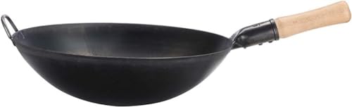 Wok de hierro para cocinar 40cm miniatura 1
