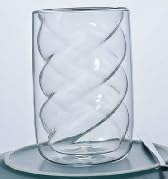 Bicchieri per latte, 4 Pezzi 330ml Tazza Caffè | Bicchieri in Vetro Borosilicato Trasparente a Doppia Parete, Tazze di Vetro, per Caffè, Latte Macchiato, Cappuccino, Succo