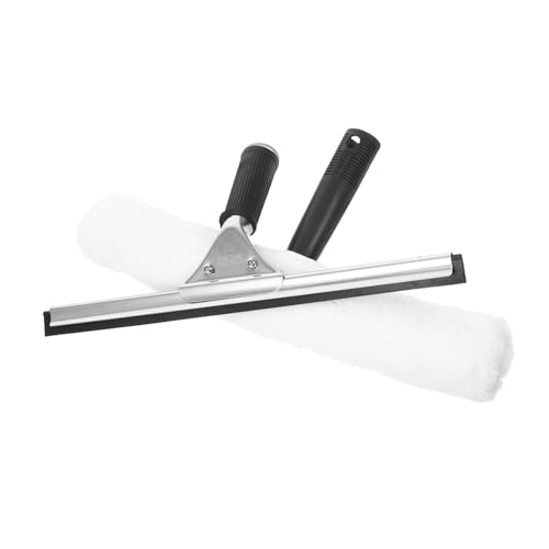 CONGARTENO 窓水切りワイパー ゴム製保護設計 簡単操作でガラス面を傷けず 車用 浴室 鏡対応 ホテル 学校 家用清掃ツール