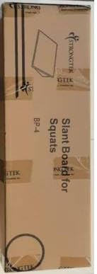 StrongTek Placa inclinada para joelhos sobre os dedos, placa inclinada de treinamento para agachamen