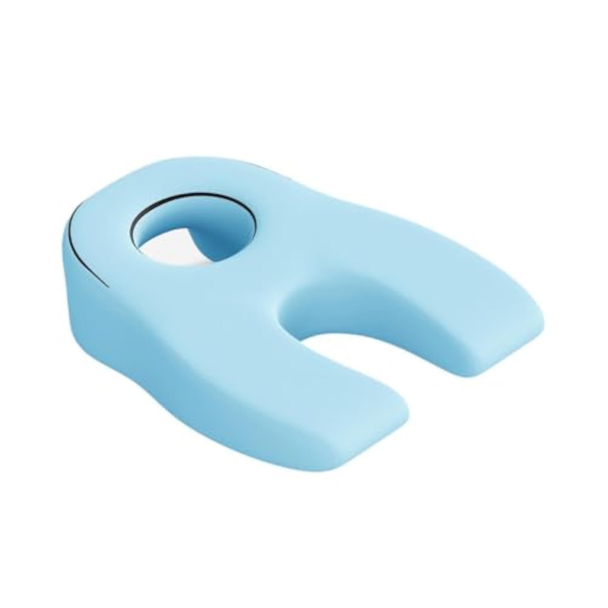 Face Down Pillow with Washable Cover, Blue